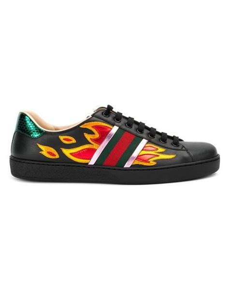 gucci flame sneaker|gucci sneakers for men.